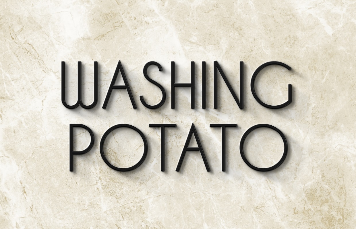  Washing Potato