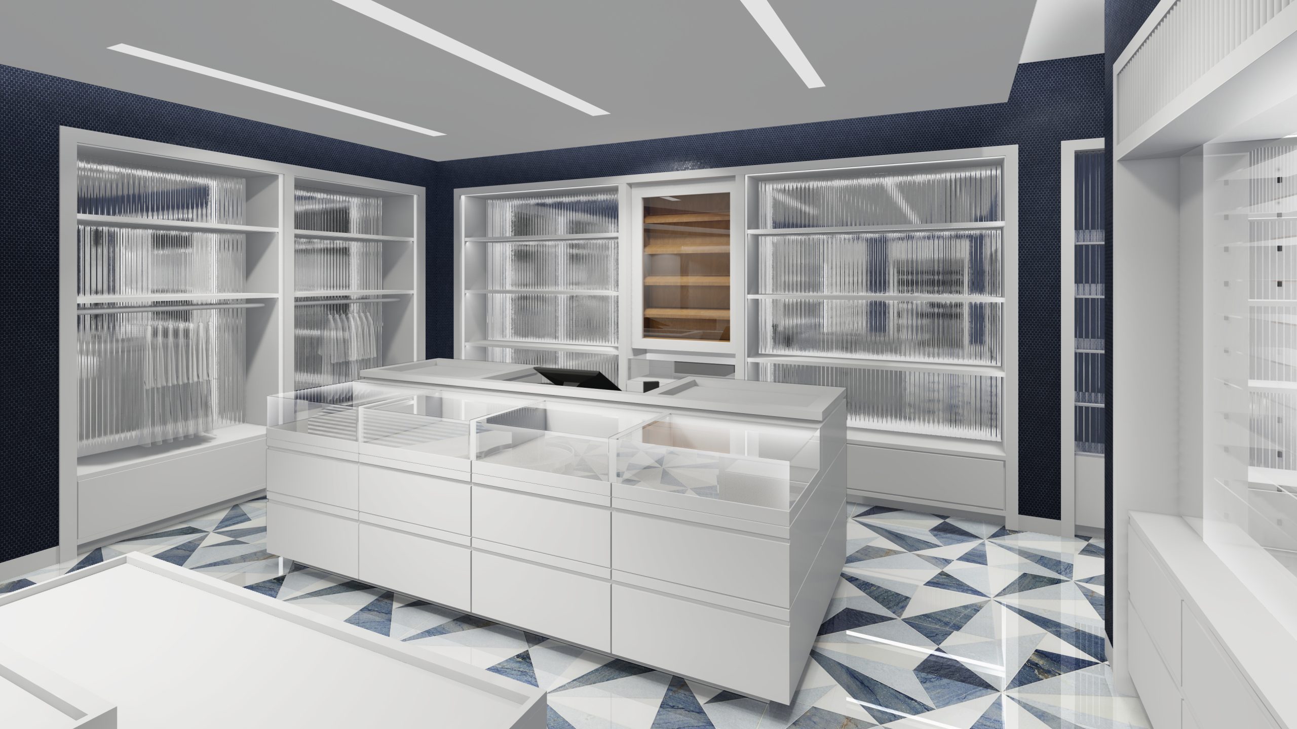 Empty FB Express shopping area