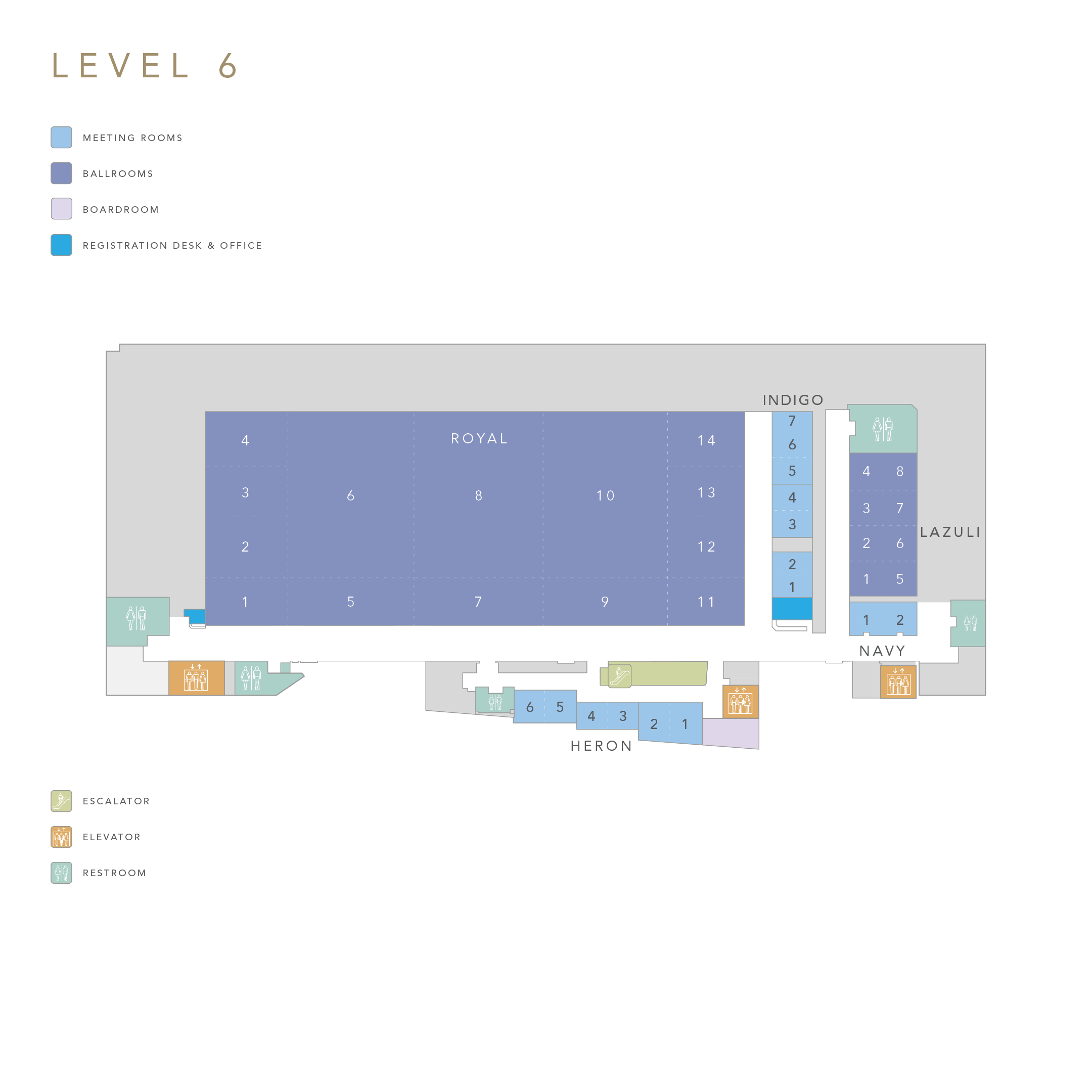 Floorplan Level 6