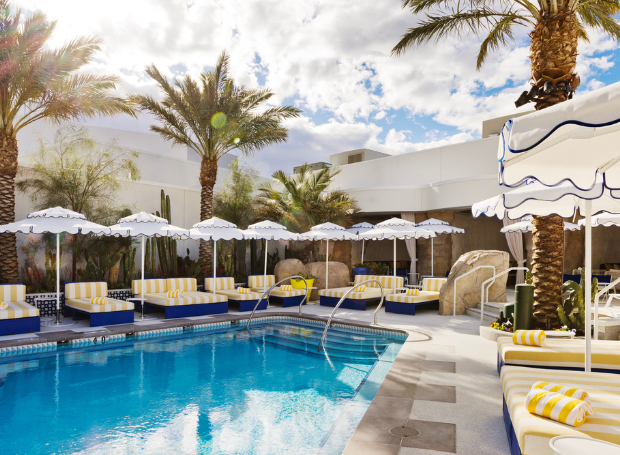 Pool entry and surrounding tables