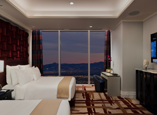 Bedroom and seating area