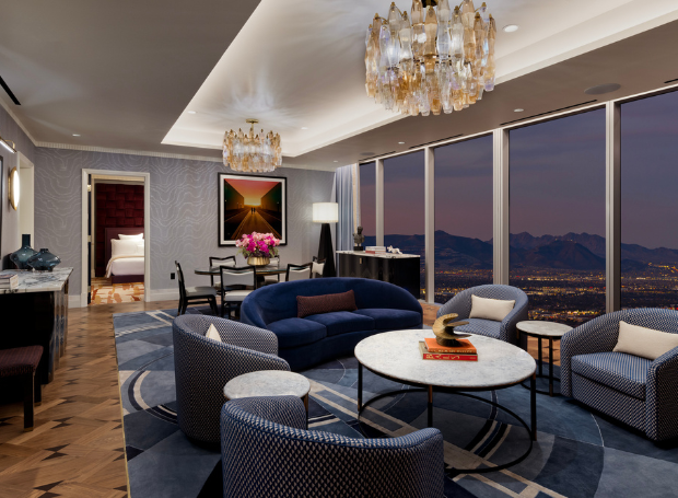 Living room and seating area