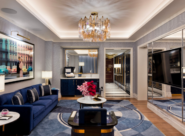 Living room and seating area