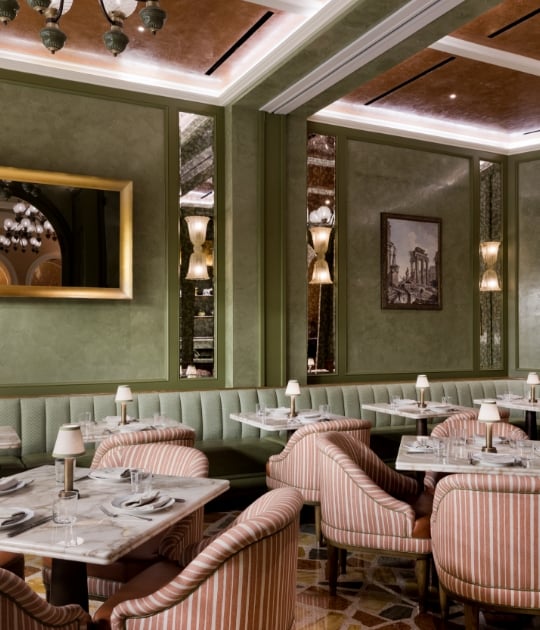 Interior dining area