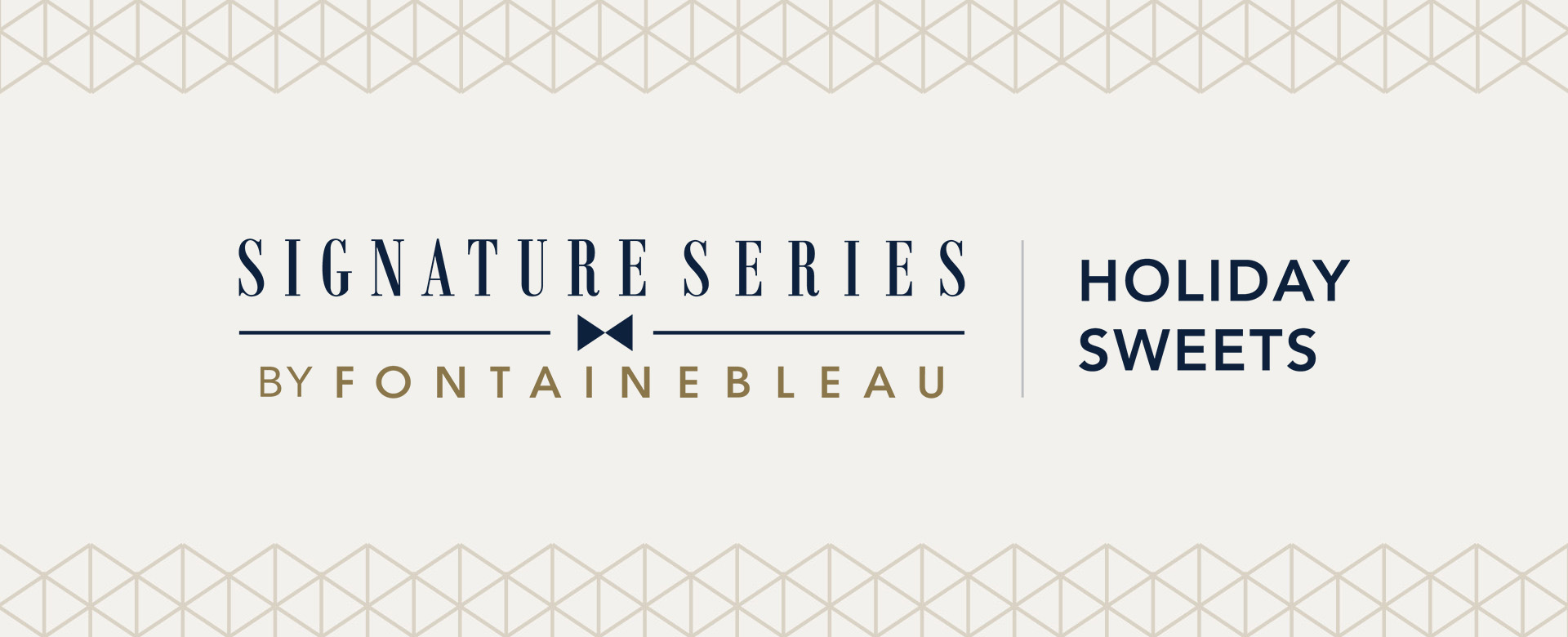 Signature Series by Fontainebleau | Holiday Sweets infographic