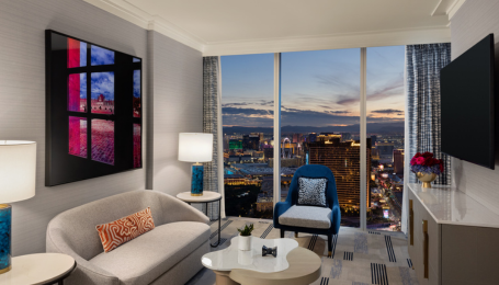 Seating areas and art