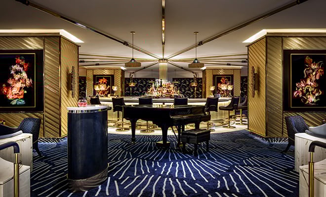 Bar central seating area in Collins