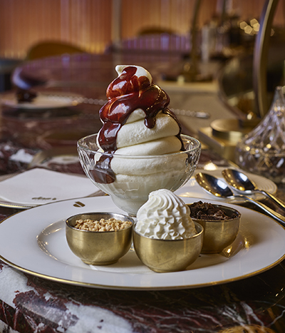 Bowl of ice cream and toppings from Don's Prime