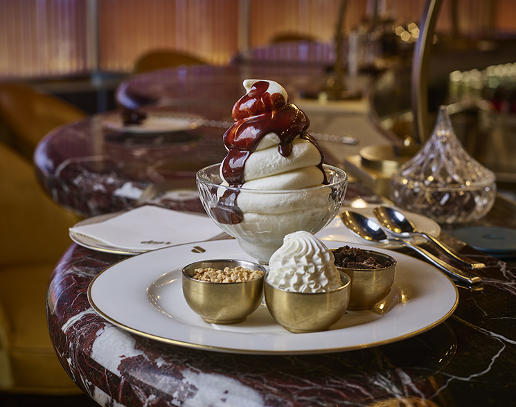 Bowl of ice cream and toppings from Don's Prime