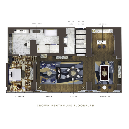 Crown Penthouse Floorplan