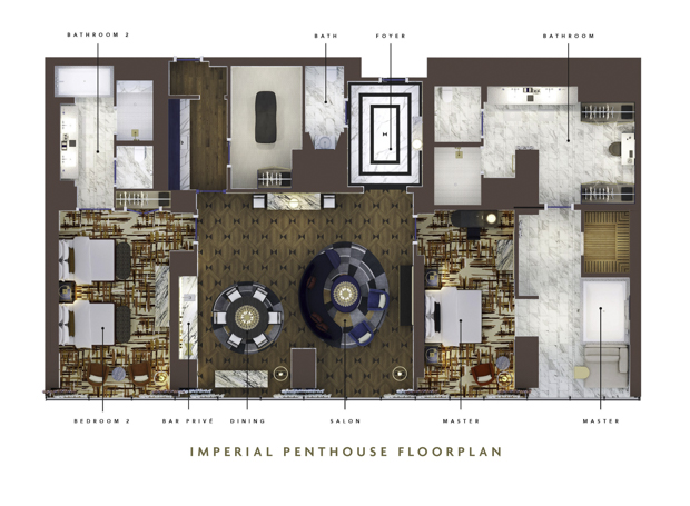 Imperial Penthouse Floorplan