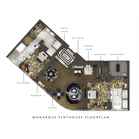 Monarque Penthouse Floorplan