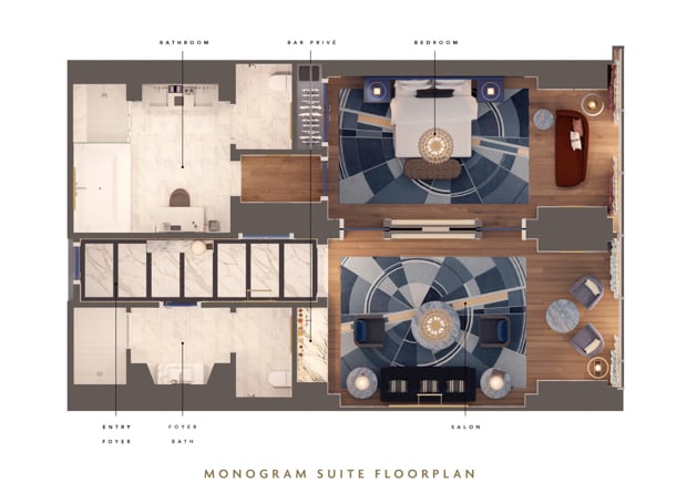 Monogram Suite Floorplan