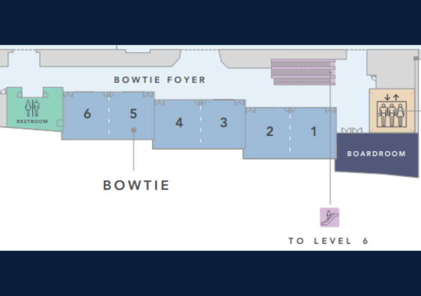 Bowtie conference room map detail