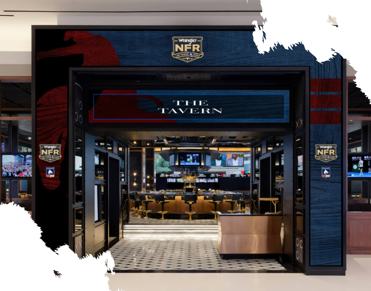 Entryway for the Tavern with Wrangler NFR