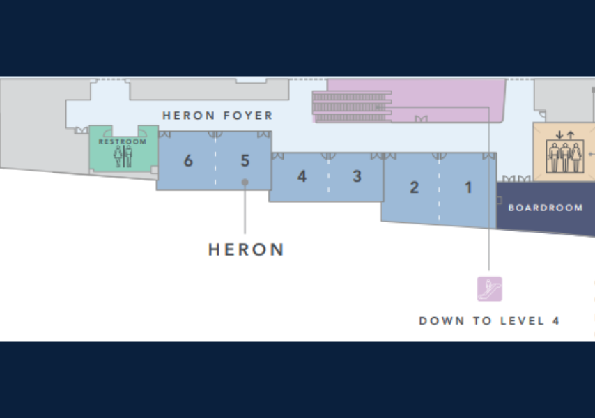 Heron conference room map detail