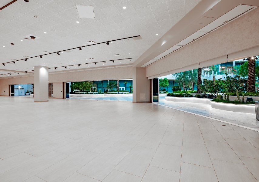 Empty convention space