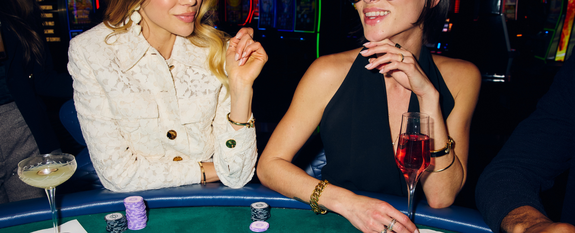 Women sitting at a gaming table