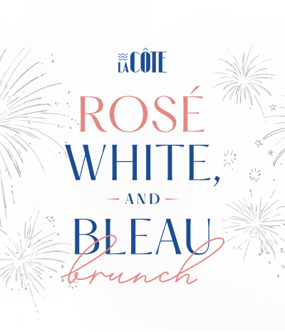 La Cote Rose, White, and Bleau Brunch