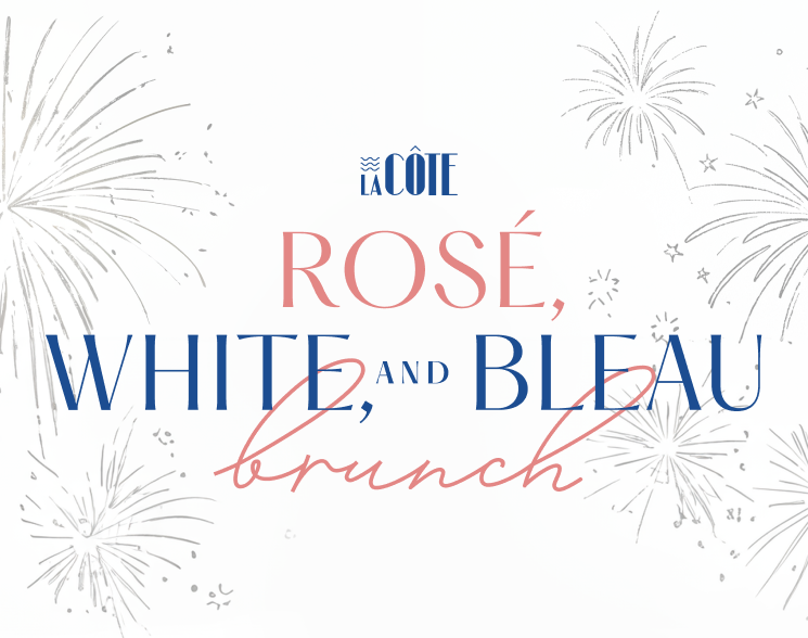 La Cote Rose, White, and Bleau Brunch