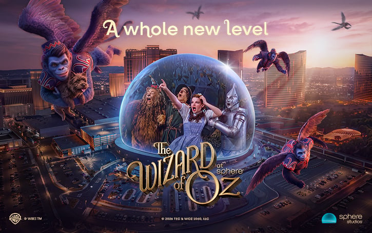  The Wizard of Oz at Sphere™ Ticket and Hotel Package